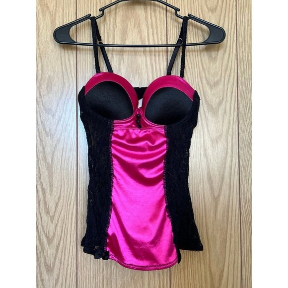 Bodyrage Intimates - Hot Pink and Black Lingerie Size MD - Picture 1 of 7